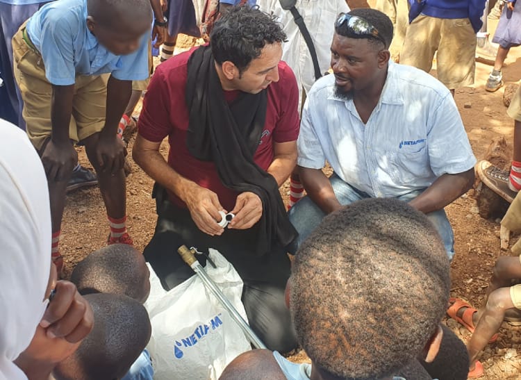 Netafim volunteers in Tanzania