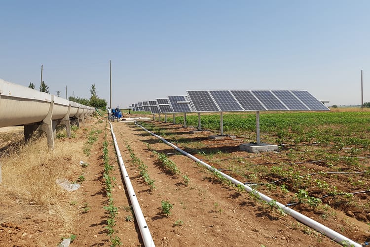 Drip irrigation with PV